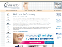 Tablet Screenshot of crosswaydental.com